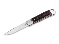 Boker Plus Hidden Release Trapper Automatic Knife Appaloosa Bone (7" Overall)