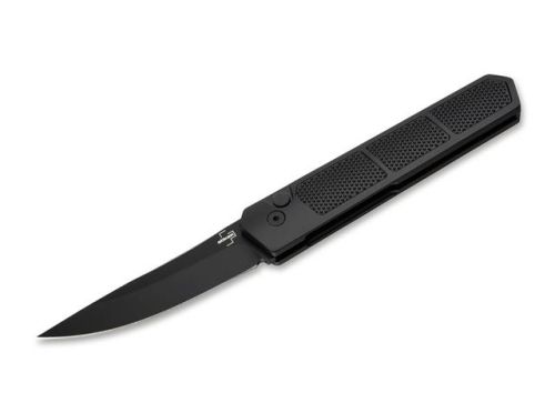 Boker Plus USA Kwaiken Automatic Knife Black (3.35" Black D2)
