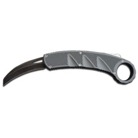 Boss OTF (out the front) Karambit Knife - Grey Carbon Fiber