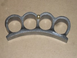 Brass Knuckles Fat Boy Damascus