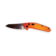CNC Precision Orange Tactical Side Opening Automatic Knife Polished Sheepsfoot