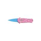 California Legal Automatic Knife Compact and Powerful Pink Cupcake