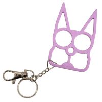 Cat Knuckle Keychain Weapon Purple