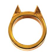 Cat Ring Self Defense Finger Tool Gold