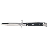 Classic Black Swing Guard Automatic Knife Satin Bayo