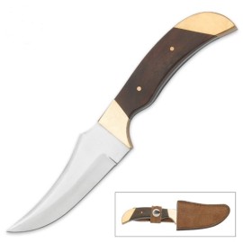 Classic Hardwood Coon Skinner Knife