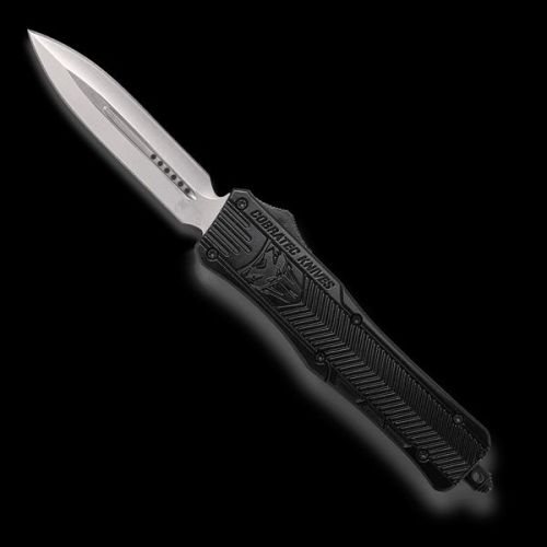 CobraTec CTK-1 D/A OTF Auto, 3.00" D2 Dagger Blade, Aluminum Handle Black