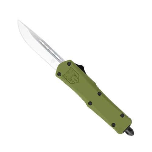 CobraTec FS-3 OD Green Auto, 2.75" D2 Drop Blade, Cerakote Handle