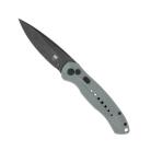 CobraTec Grey Diablo Auto, 3.5" D2 Blade, G10 Handle