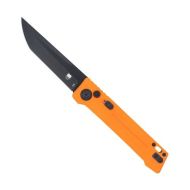 CobraTec Inferno Orange Automatic Side Open Knife D2 Steel