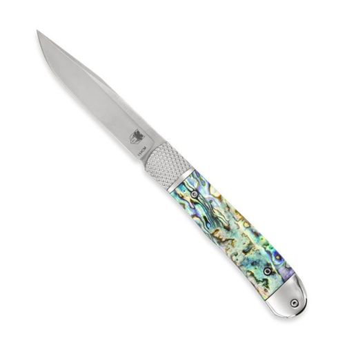 CobraTec Trapper Hidden Release Automatic Knife Abalone