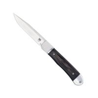 CobraTec Trapper Hidden Release Automatic Knife Black Horn