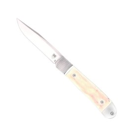 CobraTec Trapper Hidden Release Automatic Knife White Bone