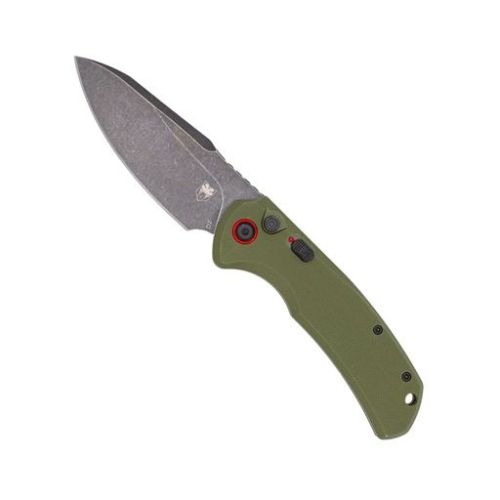 CobraTec Vanguard OD Green Auto, 3.5" D2 Blade, G10 Handle