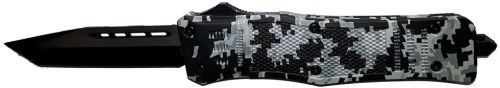 Cutting Edge Heretic Urban Camo D/A OTF Automatic Knife Tanto