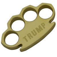 Dalton 15 OZ Real Brass Knuckles Buckle Paperweight - Heavy Duty Trump