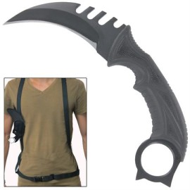 Dark Salvation Fixed Blade Survival Karambit Knife