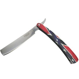 Defender Xtreme 10" Straight Razor Confederate Flag