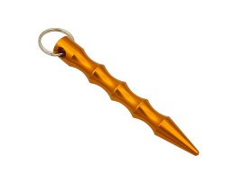 Defense Dealer Large Gold Kubotan 5.5 Inch Keychain