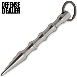 Defense Dealer Silver 5 Inch Keychain Kubotan