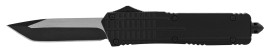 Delta Grid Black D/A OTF Automatic Knife Black Tanto