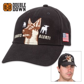 Double Down Always Alert Sheepdog Cap Black Twill 