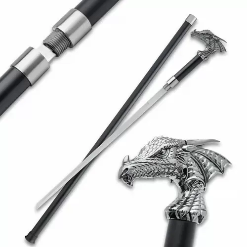Dragon's Lair Sword Cane 39.5" Satin