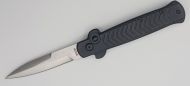 Fort Knife Works Arrow Black Side Opening Automatic Knife D2 Satin Bayonet