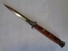 Frank Beltrame Knives 11 Inch Stiletto Automatic Knife Cocobolo Wood Bayonet