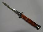 Frank B 9 Inch Italian Stiletto Automatic Knife Cocobolo Kriss