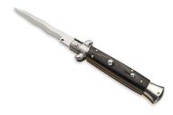 Frank Beltrame 9" Dark Horn Stiletto Automatic Knife Kris Blade