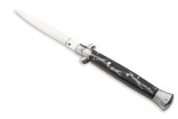 Frank Beltrame 11" Imitation Horn Stiletto Automatic Knife Polished Dagger