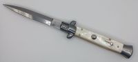Frank Beltrame 9" Mother of Pearl Stiletto Automatic Knife Dagger