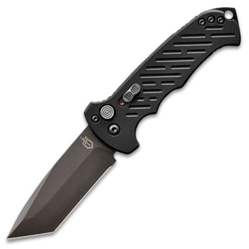 Gerber 06 Black Automatic Knife Black Tanto