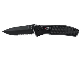 Gerber Empower Black Automatic Knife Black Serrated