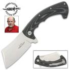 Gil Hibben Folding Cleaver Knife Micarta