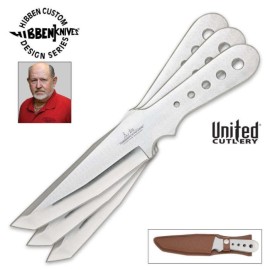 Gil Hibben Large Triple Throwing Knives Set