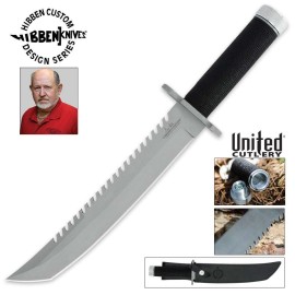 Gil Hibben Sawback Survival Tanto Knife