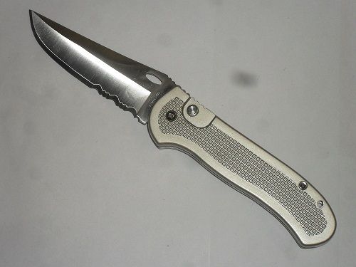 Gridiron Gold Automatic Knife New Old Stock