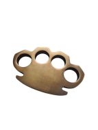 Heavy Antique Brass Steel 600 Grams Brass Knuckle Paperweight