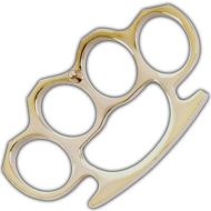 Heavy Duty Brass Knuckles Gold Paperweight