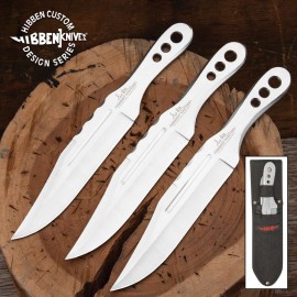 Gil Hibben Large Triple Throwing Knife Set