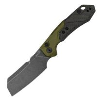 Kershaw Launch 14 Automatic Knife OD Green Carbon Fiber (3.37" BW Cleaver)