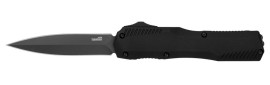 Kershaw Livewire Black D/A OTF Auto-Knife Black Dagger 9000DE