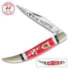 Kissing Crane 2018 Valentine’s Day Toothpick Pocket Knife