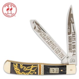 Kissing Crane Bandit’s Firebird Folding Trapper Knife