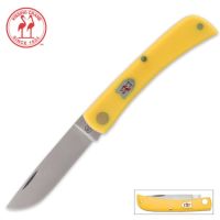 Kissing Crane Pocket Farmer Yellow Composite Pocket Knife