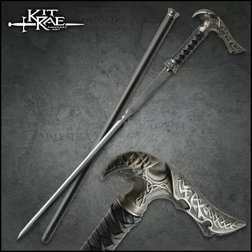 Kit Rae Black Axios Sword Cane