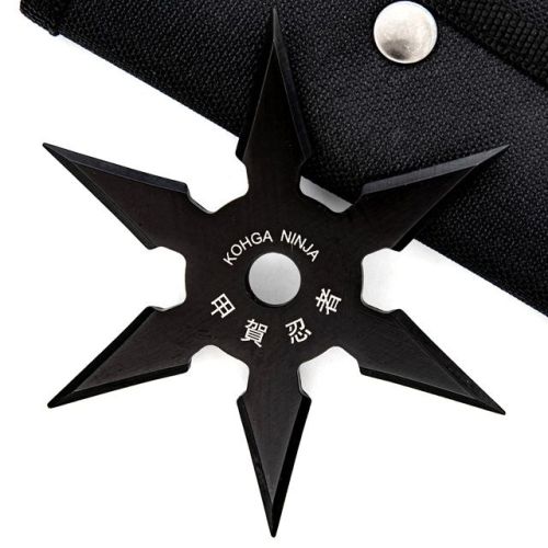 Kohga Ninja Black 6 Point Star