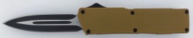 Lightning Desert Brown OTF Automatic Knife Dagger